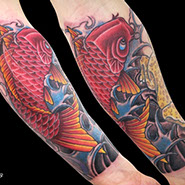 鯉のタトゥー