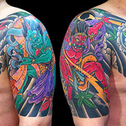 風神雷神タトゥー